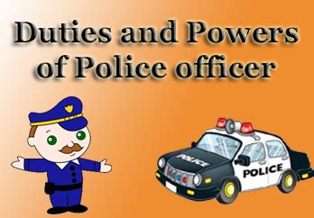 Duties and Powers of Police officer - The Law Study