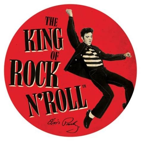 ELVIS PRESLEY - king of rock 'n 'roll Sticker | Sold at EuroPosters