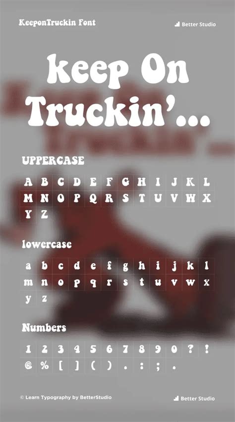 Keep on Truckin Font: Download Free Font & Logo