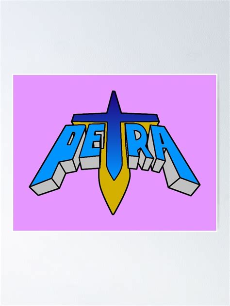 "Petra: Classic Christian Rock " Poster for Sale by Pop-Pop-P-Pow | Redbubble