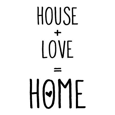 House + Love Wall Quotes™ Decal | WallQuotes.com