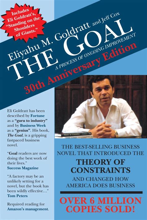 The Goal, 30th Anniversary edition – The North River Press