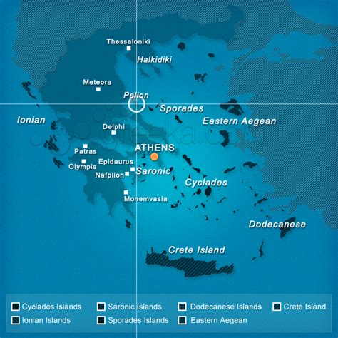 Map of Pelion, Greece - Greeka.com