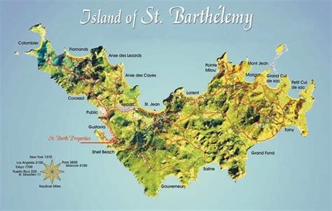 Saint Barthelemy Map