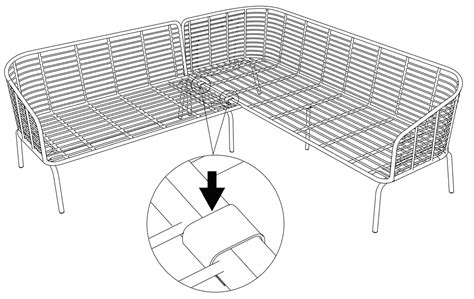 habitat BAMBOO Seater Rattan Effect Corner Dining Set Instruction Manual