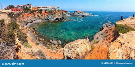 Coastline of Costa Calida in Murcia Region, Spain Stock Photo - Image of summer, mediterranean ...