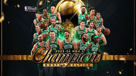 Boston Celtics 2024 World Champion Wallpaper, HD Sports 4K Wallpapers, Images and Background ...