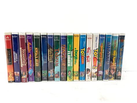 Lot - Lot of 18 Disney Misc. VHS Movies