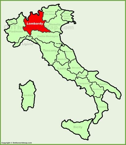 Lombardy Maps | Italy | Maps of Lombardy