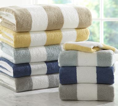 PB Classic Stripe Bath Towels | Pottery Barn