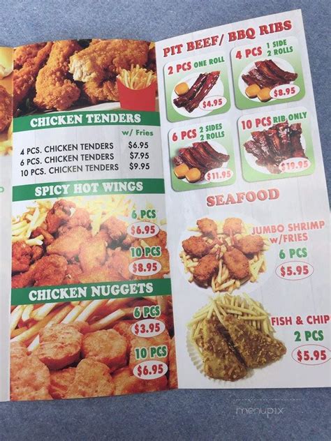 Menu of Southern Fried Chicken in Elkton, MD 21921