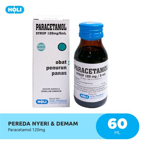 Paracetamol Sirup 120 mg - Holi Pharma