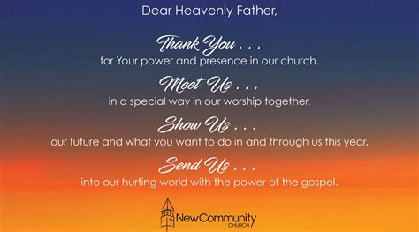 New Community Church | Prayer