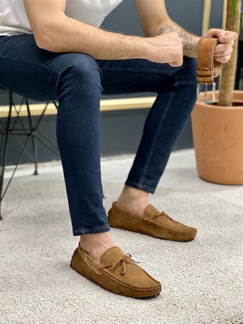 GentWith Laughlin Brown Suede Loafers - GENT WITH