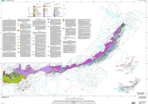 Edwards Aquifer Recharge Zone Map – Texas Map Store