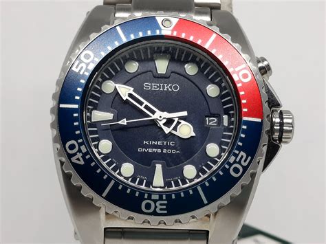 Sold: NOS Seiko Kinetic Pepsi Diver 5M62 0BL0 Watch - €400 | Wrist ...