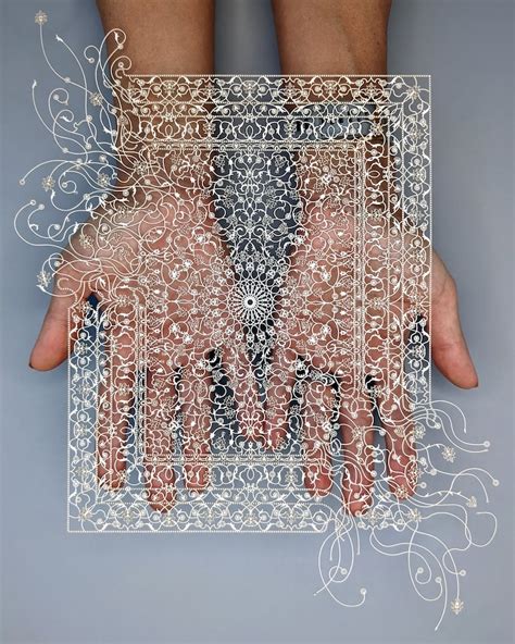 Art and Math Converge in Intricate Laser-Cut Paper Designs