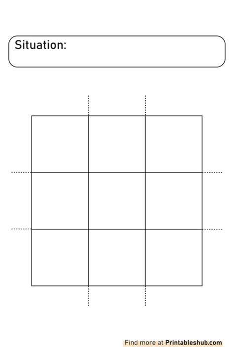 Blank Alignment Chart Template [PDF Included] - Printables Hub