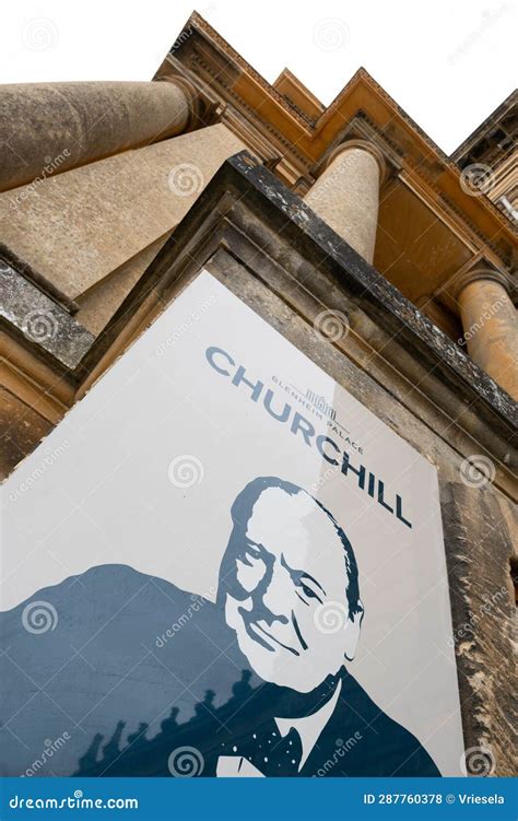 Churchill Museum in Blenheim Palace, a Monumental Country House in Oxfordshire, England Stock ...