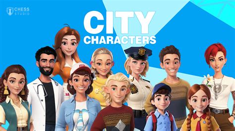 City Characters by ChessStudio