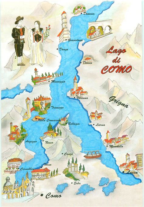 Italy - Lake Como Map - TO TRADE | Barbara | Flickr