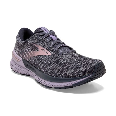 Brooks Womens Adrenaline GTS 21- Ombre/Lavender/Metallic | Cleary's Shoes & Boots