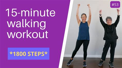 15 minute Walking Workout for Seniors, Beginners – WeightBlink