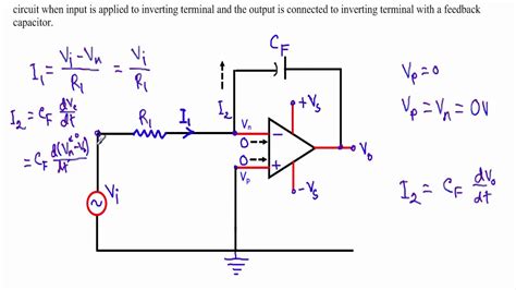 Op Amp Integrator Circuit