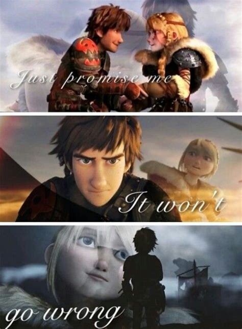 Awesome edit! Credit to whoever made this!♥ Aww best Astrid quote to Hiccup ever! | How to train ...