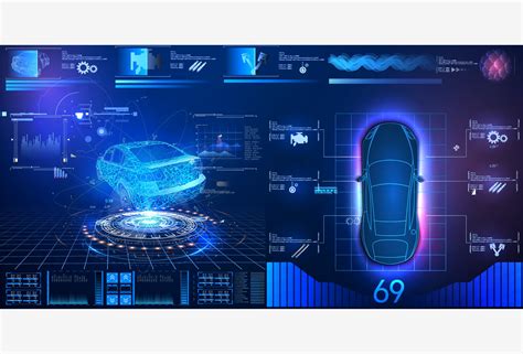 Futuristic car user interface HUD UI | Background Graphics ~ Creative Market