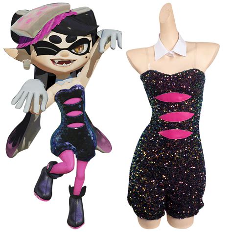 Splatoon - Callie Cosplay Costume Jumpsuit Outfits Halloween Carnival ...