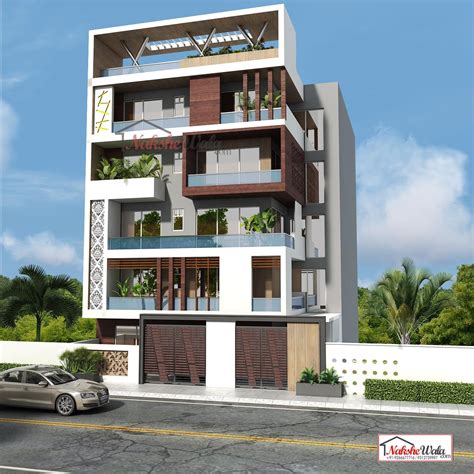 Three Storey Residential Building Design - Image to u