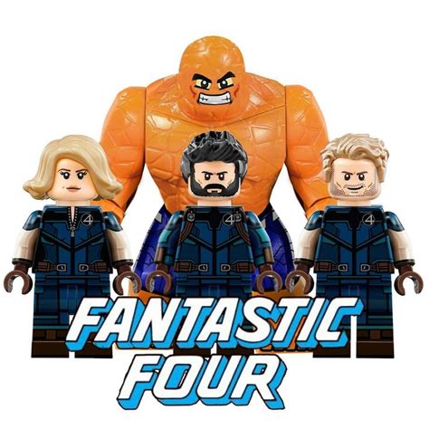 Fantastic Four | Lego jedi, Lego marvel, Amazing lego creations