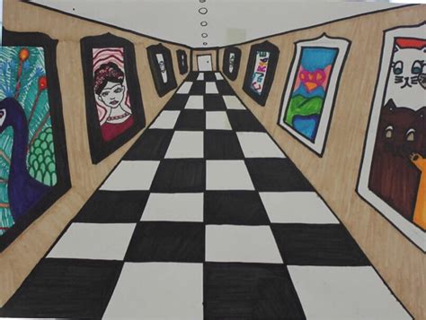 2 Soul Sisters Art Ed: One Point Perspective Art Gallery