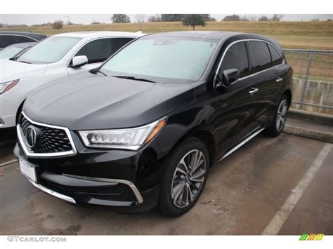 Majestic Black Pearl 2019 Acura MDX Technology Exterior Photo ...