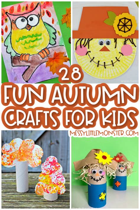 Autumn Crafts for Kids - Messy Little Monster