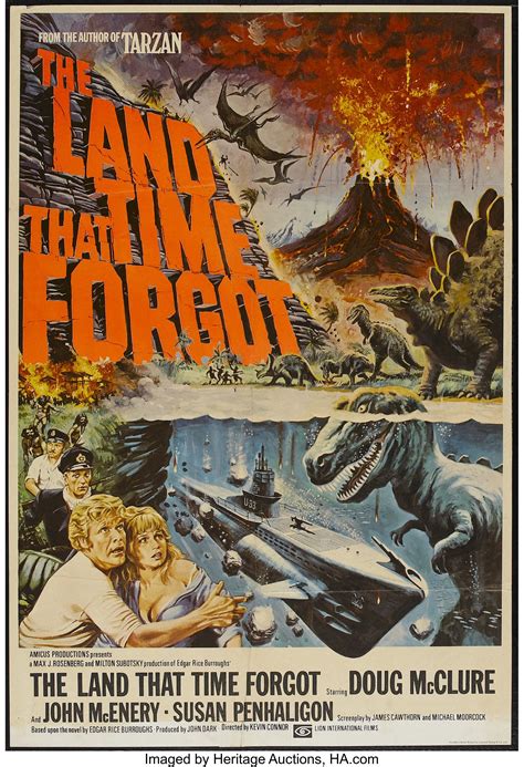 THE LAND THAT TIME FORGOT Released Aug. 13, 1975 with Doug McClure, John McEnery, Keith Barron ...