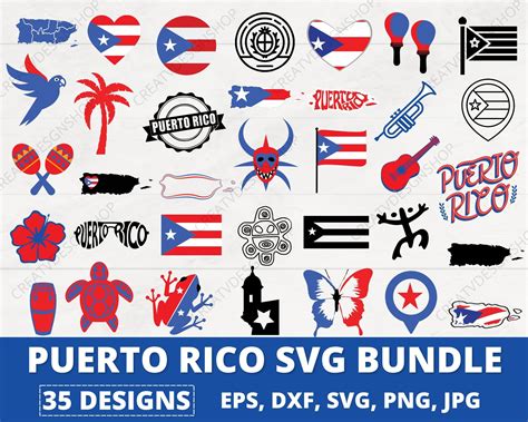 Puerto Rico Svg Latina Svg Cricut Svg Puerto Rico Png - Etsy