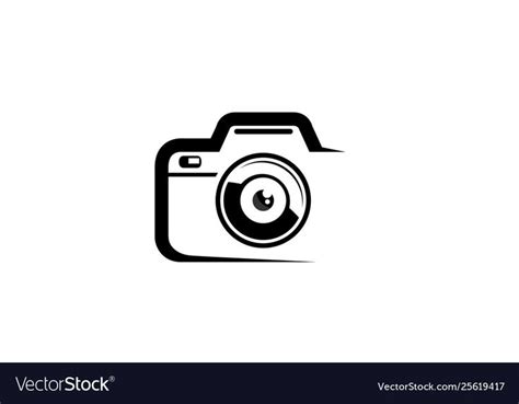 Creative black abstract camera logo design symbol Vector Image , #AD, # ...