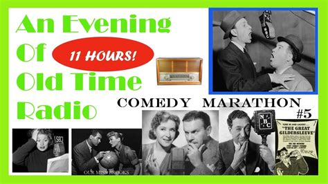 All Night Old Time Radio Shows - Comedy Marathon #5 | 11 Hours of ...