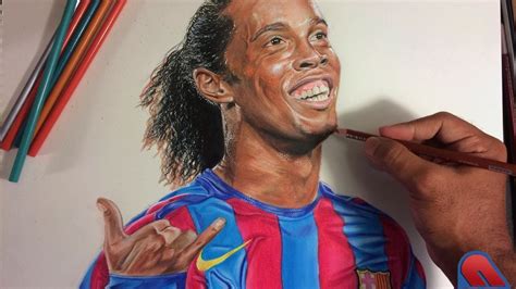 Ronaldinho Gaucho - Speed Drawing by SinArty - YouTube