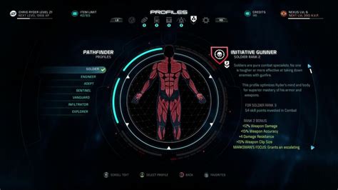 Mass Effect: Andromeda guide: Classes, profiles and skill trees - Polygon