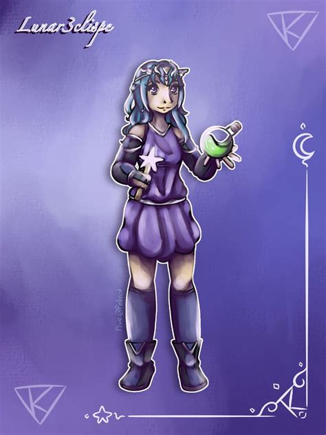 Lunar3clispe | Purple aesthetic, Fan art, Lunar