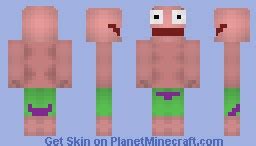 Patrick star (spongebob) Minecraft Skin