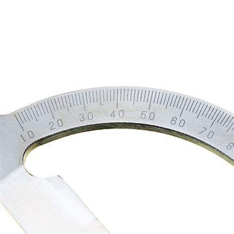 New 150x100mm Stainless Steel Adjustable Protractor 10-170 Degree Angle ...