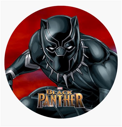 24 Marvel Black Panther Movie Stickers Round Labels - Black Panther ...