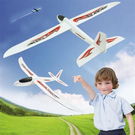 Novobey Airplane Toys, 39" Large Throwing Plane, Outdoor Sport Toy, Foam Glider Aeroplane for 7 ...