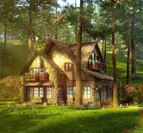 Photos from Simply Beautiful.'s post - Simply Beautiful. | Forest cottage, Fairytale house ...