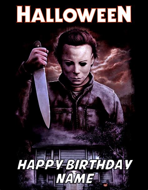 Michael Myers Birthday Cake