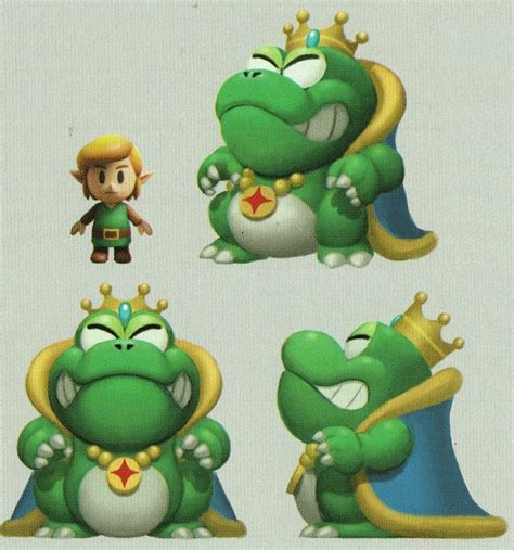 Supper Mario Broth - Concept art for the design of Mamu from The Legend...